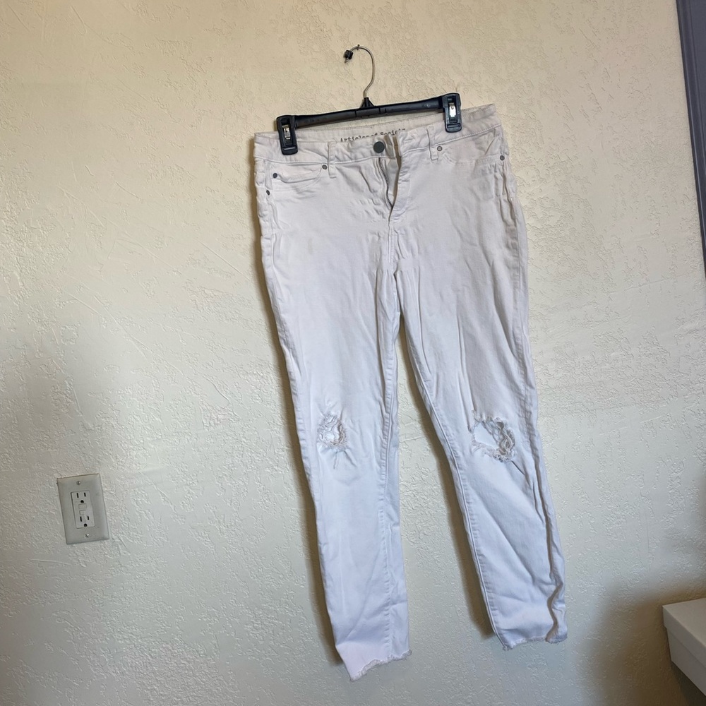 AOS cute white jeans